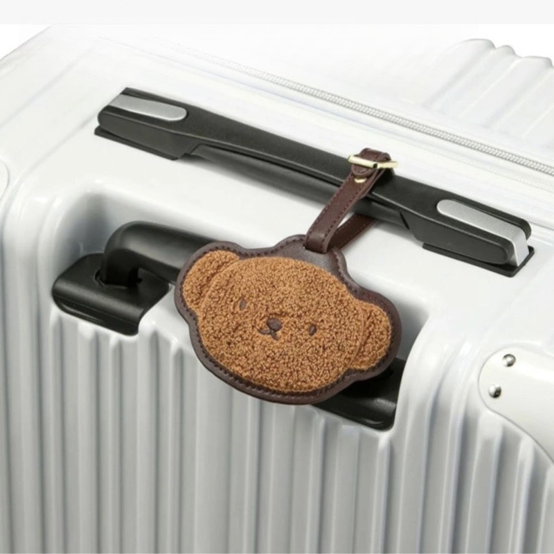 Luggage Tag Leather - Горячая мультяшная серия Miffy, кожаная багажная