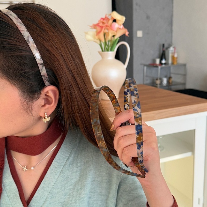 Travel Accessories High End - Летняя элегантная ацетатная повязка для волос,