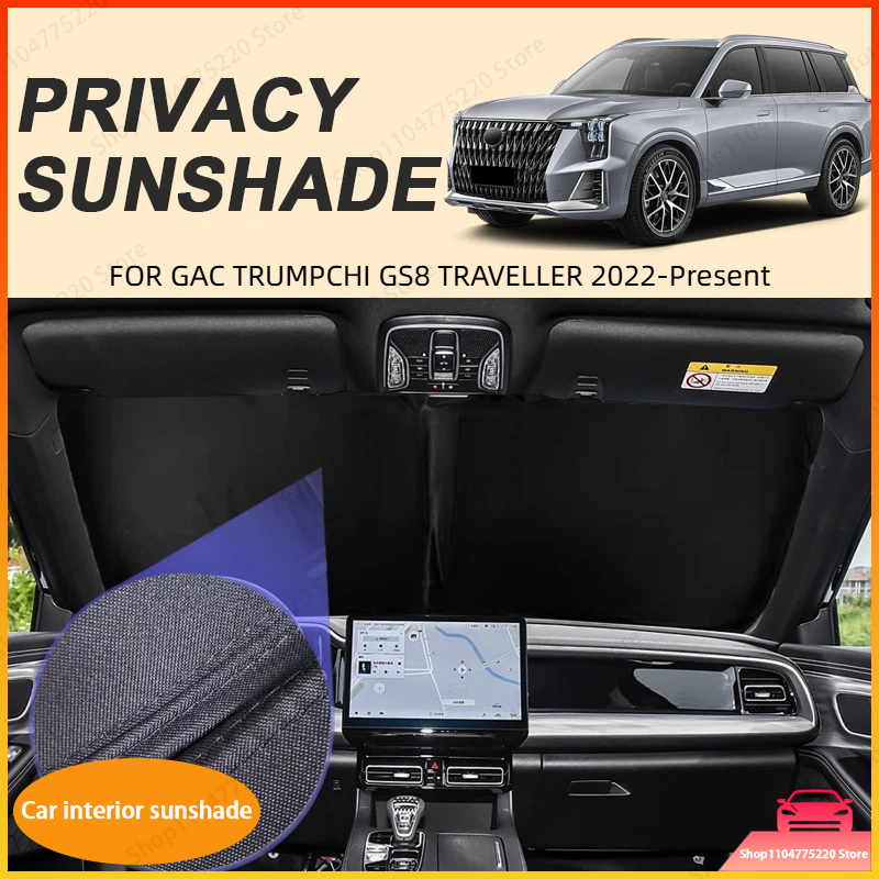 Travel Accessories Present - Солнцезащитный экран для автомобильных окон, черный,