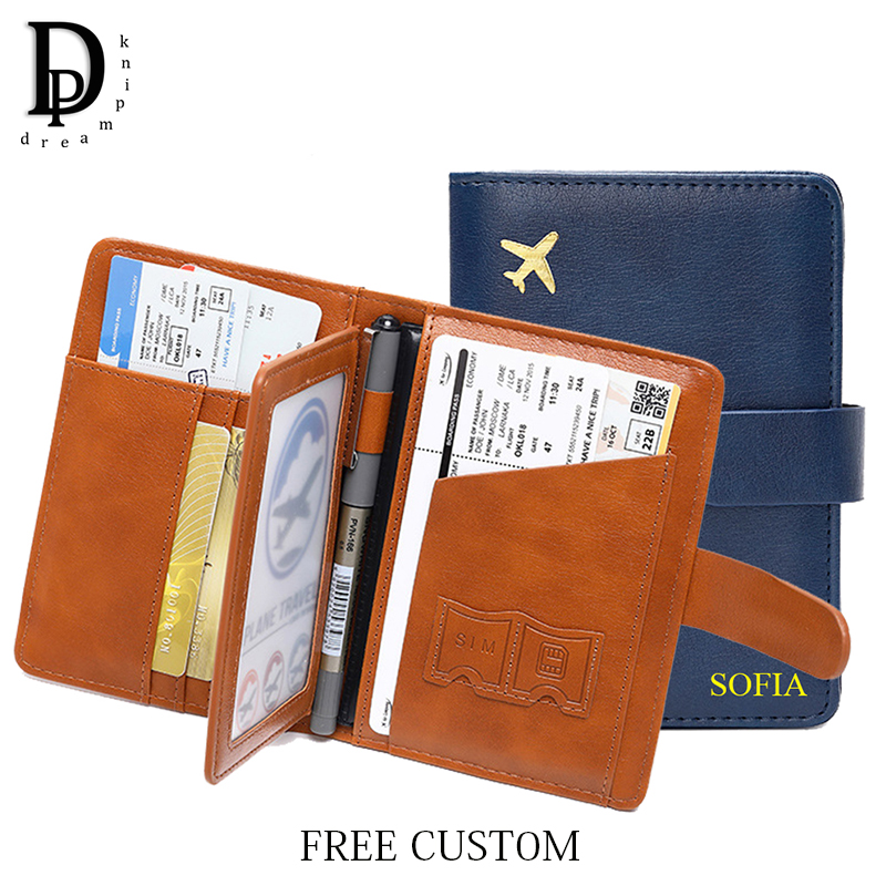 Travel Accessories Wallet - Дорожный кошелек для паспорта с буквами