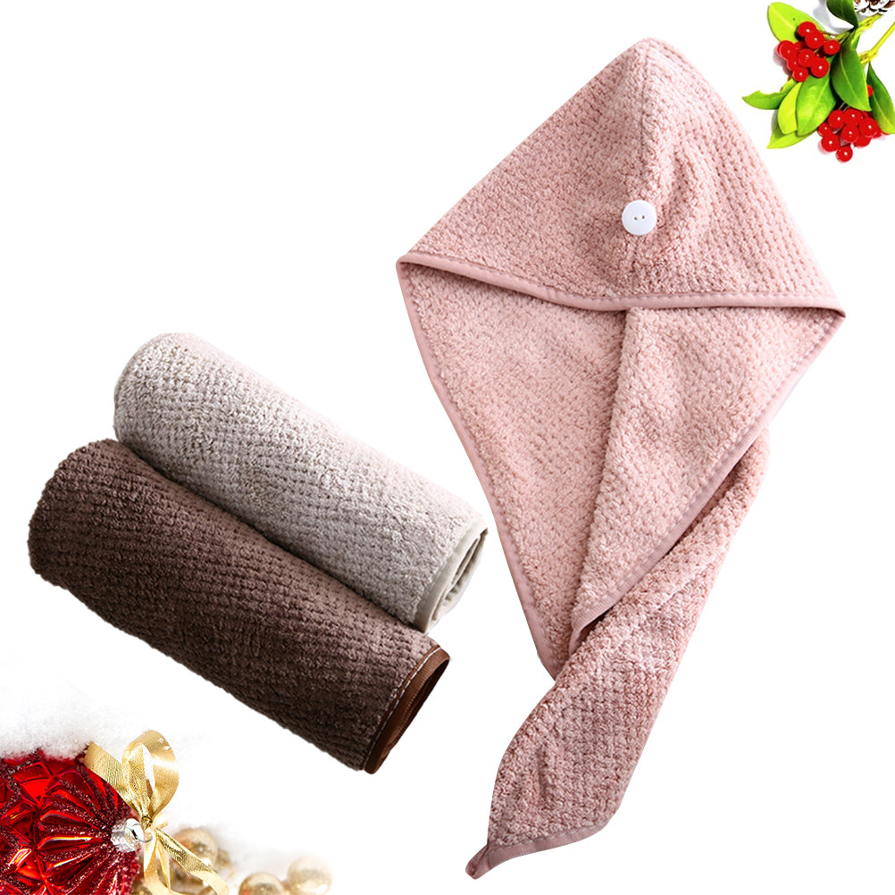 Travel Towel Quick Dry - Набор из 3 быстросохнущих шапочек для