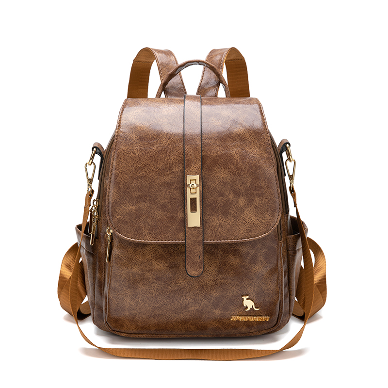 Travel Accessories Leather - Женский рюкзак для колледжа, дизайнерский винтажный
