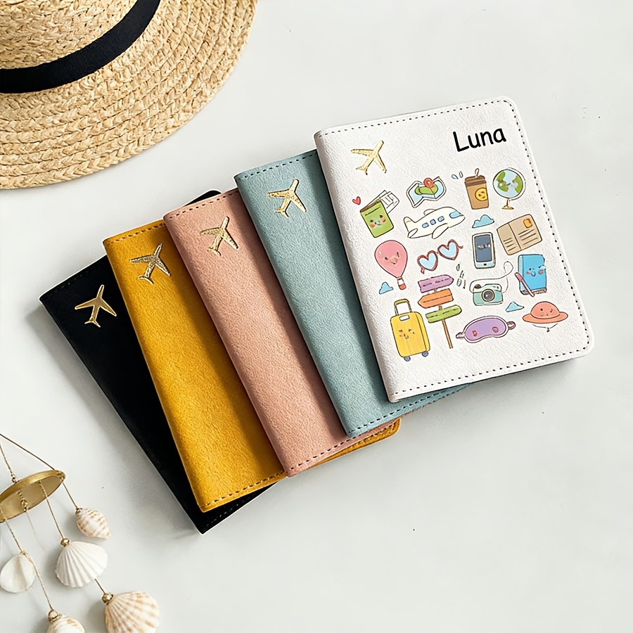 Travel Accessories Personalised - Обложка для паспорта с индивидуальным текстом
