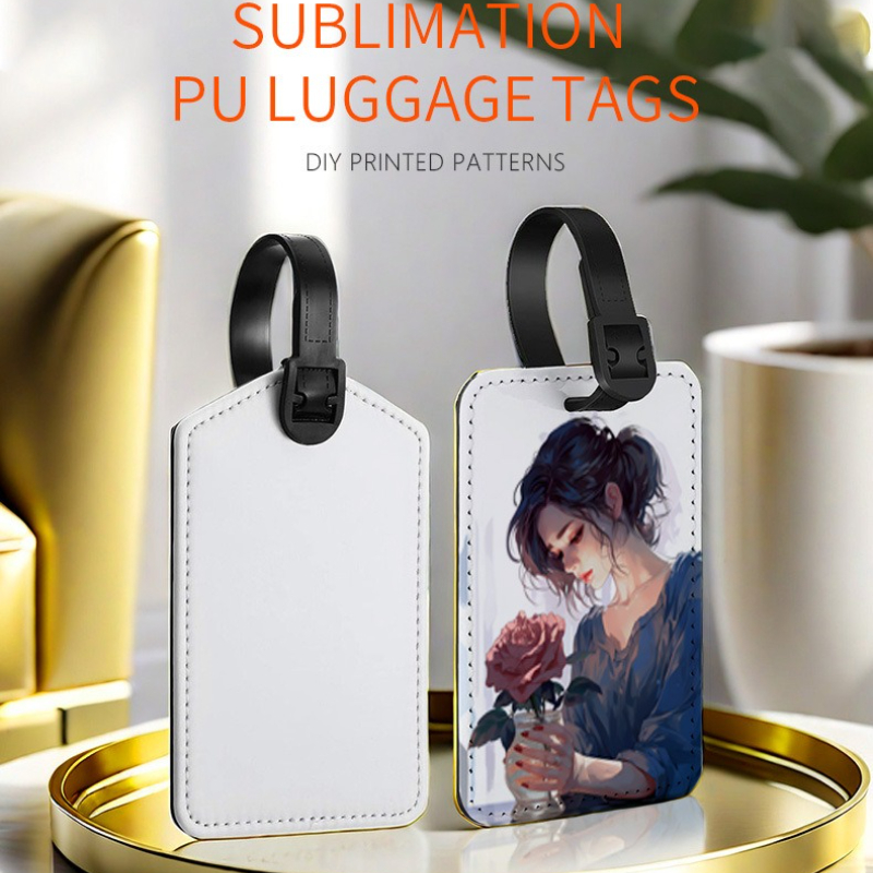 Luggage Tag Leather - Багажные бирки из искусственной кожи по