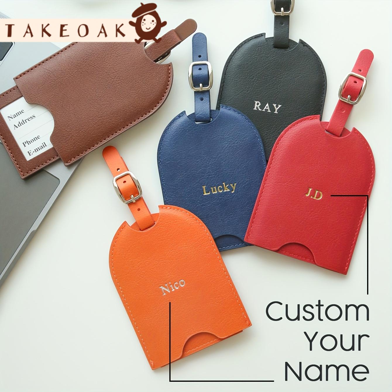 Travel Accessories Present - Бирка для багажа из искусственной кожи
