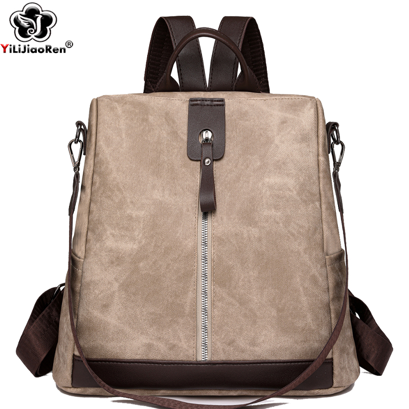Travel Accessories Leather - Модный противоугонный рюкзак, женский кожаный рюкзак