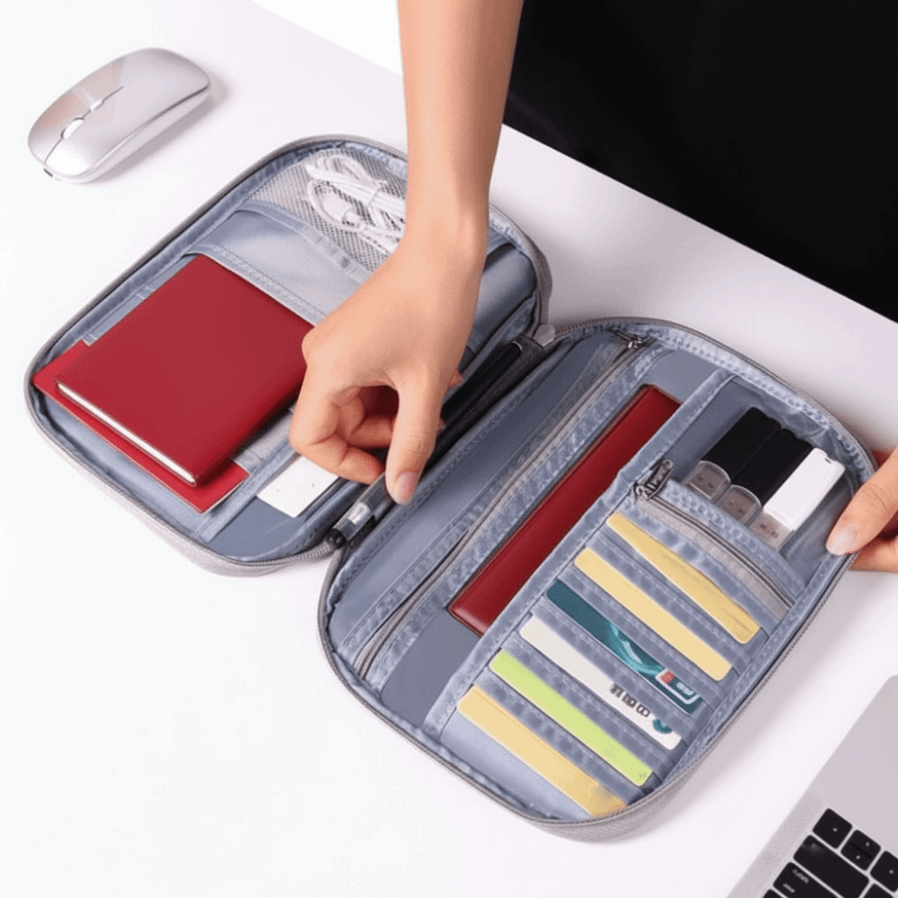 Travel Accessories Bag For Men - Креативная однотонная сумка для паспорта, большая