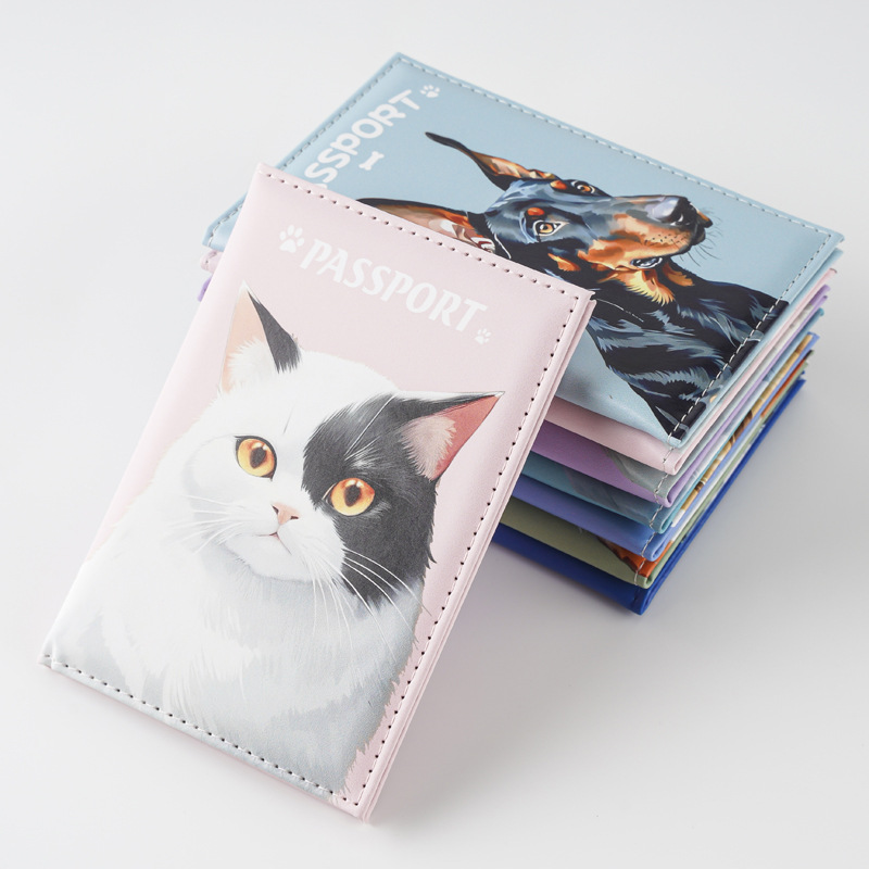 Travel Accessories Wallet - 2025 УФ-цветная печать, милый питомец, держатель