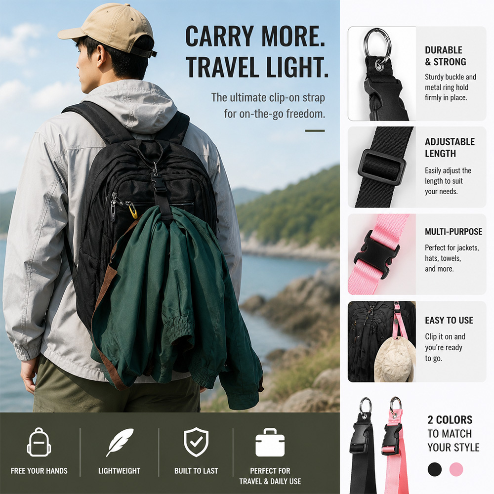 Travel Accessories Bag For Men - Портативный противоугонный ремень для багажа, прочная