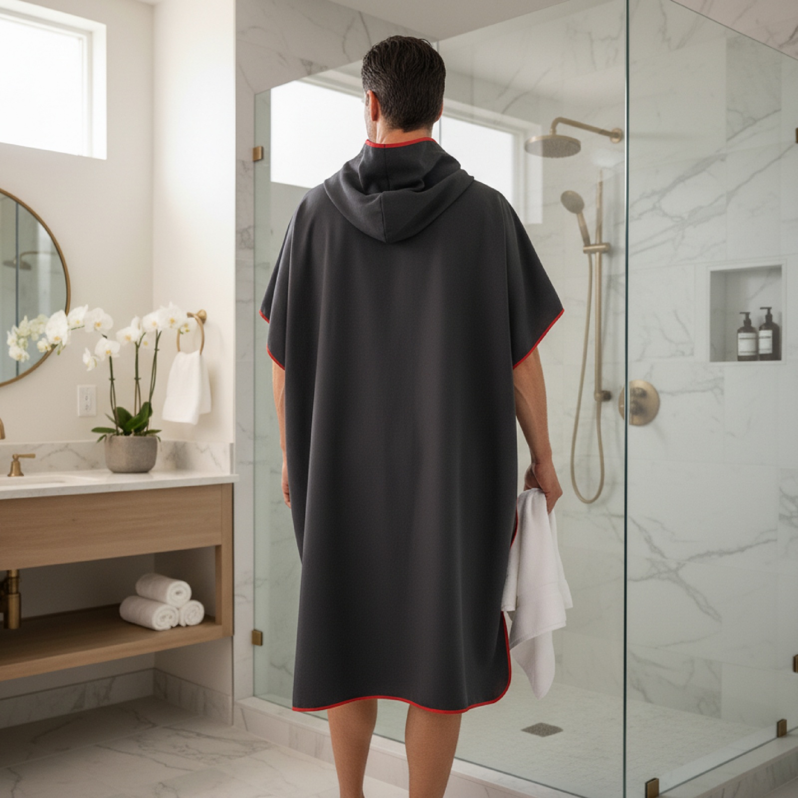 Быстросохнущее пончо 80x100 см – обзор и цена Travel Towel Quick Dry