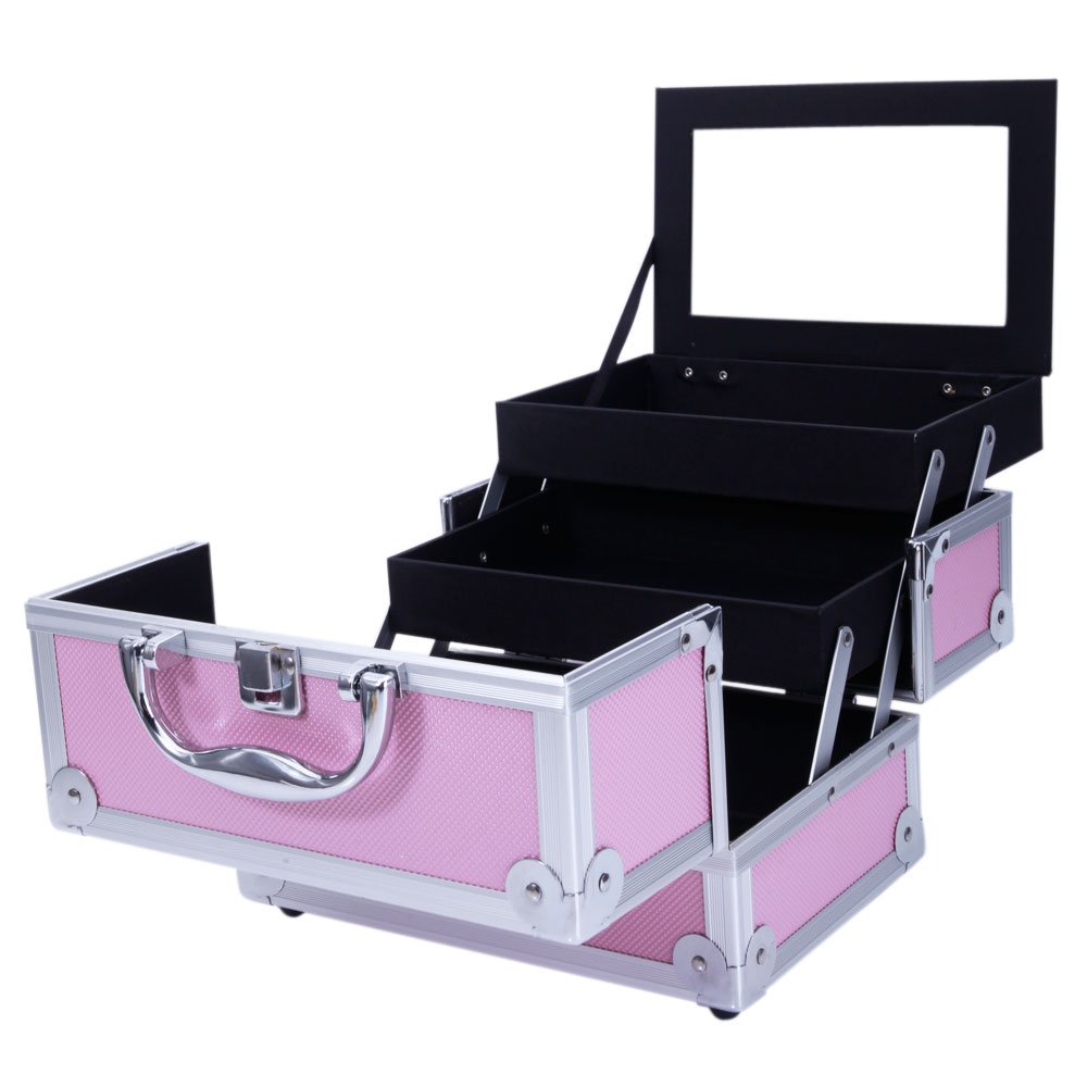 Розовый кейс для косметики из  – обзор и цена Travel Accessories Box