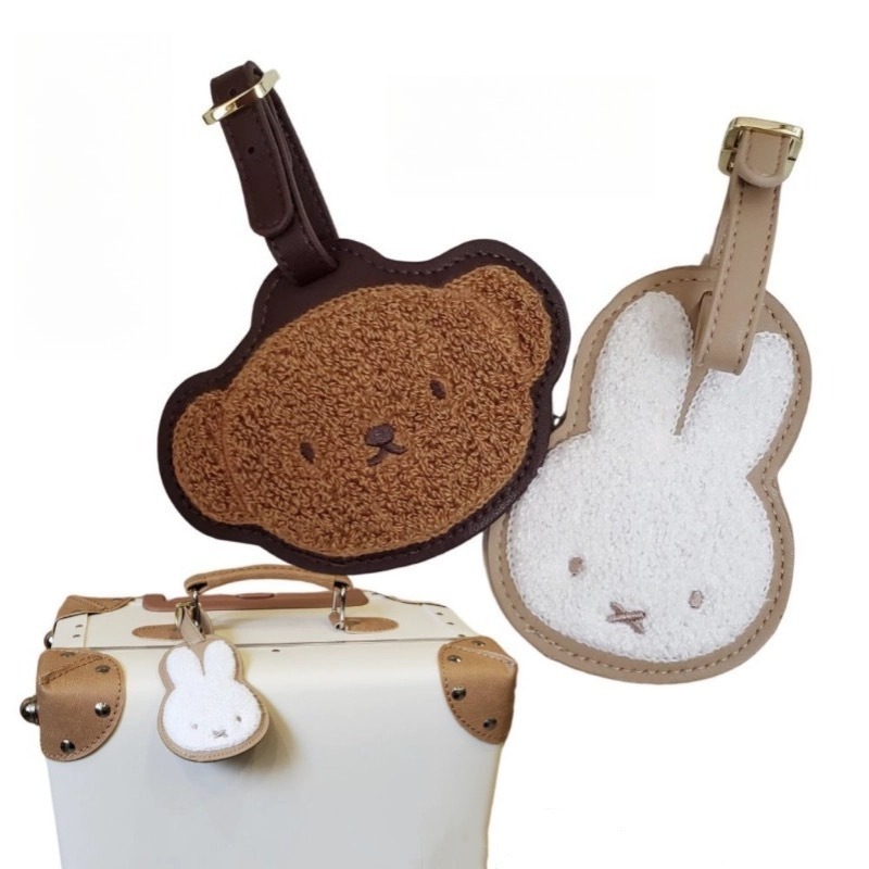 Горячая мультяшная серия Miffy – обзор и цена Luggage Tag Leather