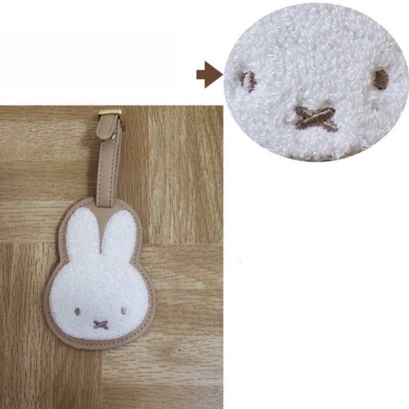 Горячая мультяшная серия Miffy – обзор и цена Luggage Tag Leather
