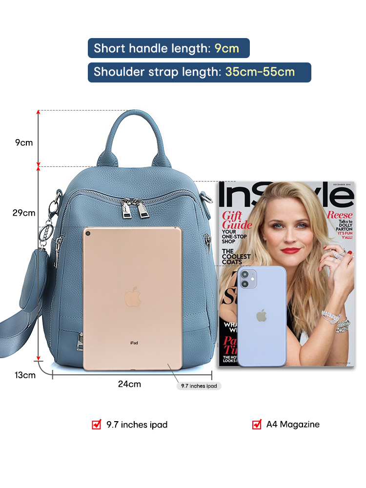 Женский рюкзак Zency из натура – обзор и цена Travel Accessories Leather