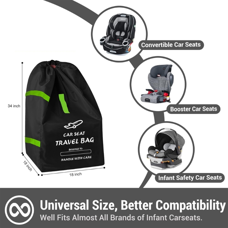 Прочный чехол для проверки вор – обзор и цена Car Seat Travel Bag