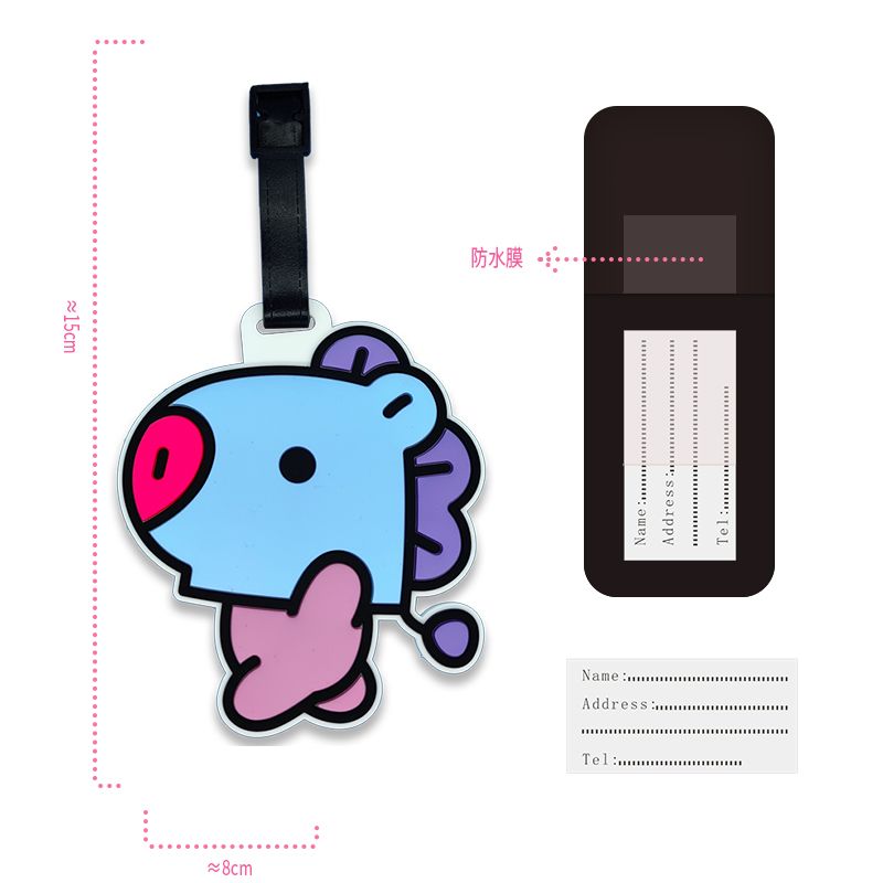 Милый брелок BT21 с персонажам – обзор и цена It Travel Accessories