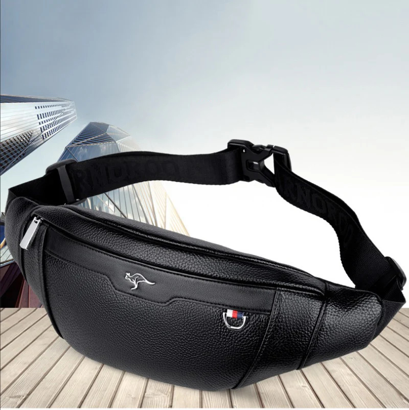 Мужская кожаная поясная сумка- – обзор и цена Travel Accessories Leather