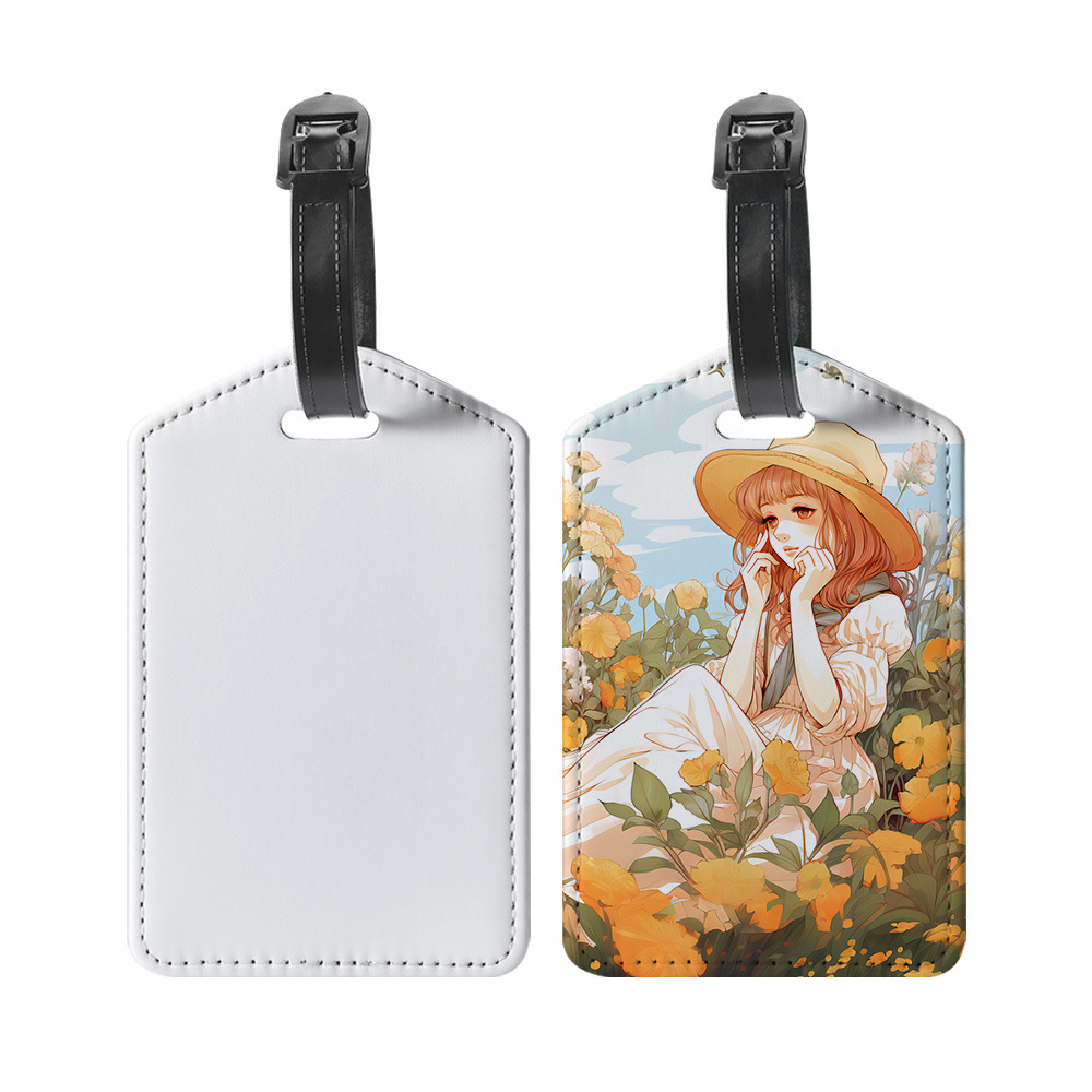 Багажные бирки из искусственно – обзор и цена Luggage Tag Leather