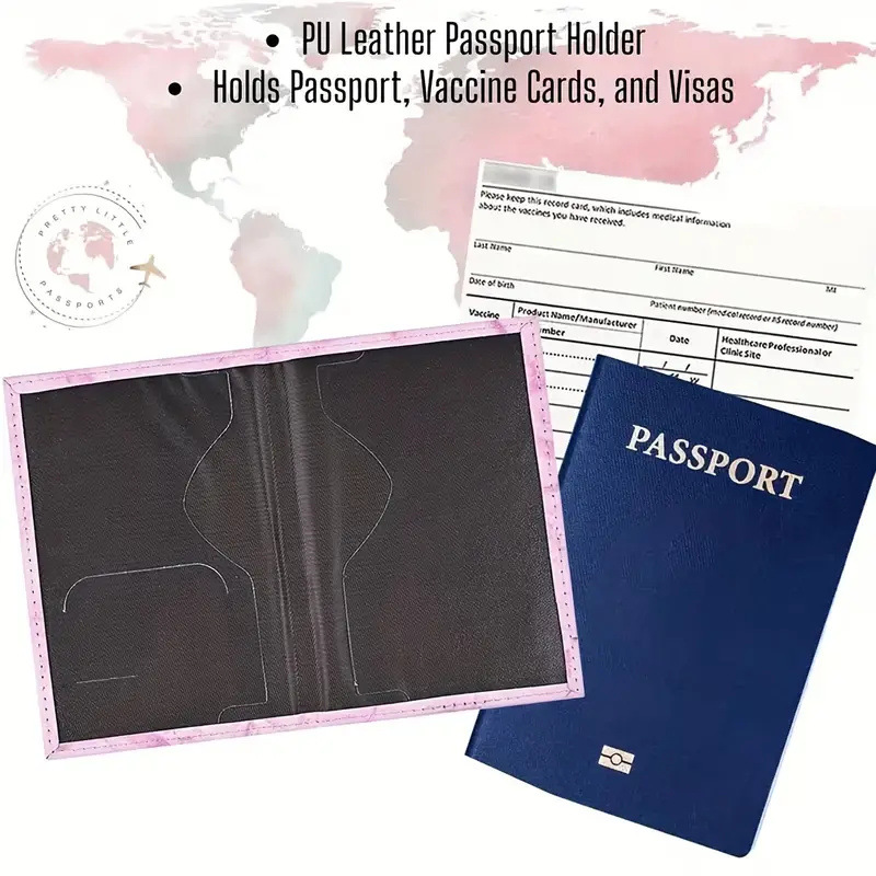 Розовый чехол для паспорта из  – обзор и цена Travel Accessories Leather