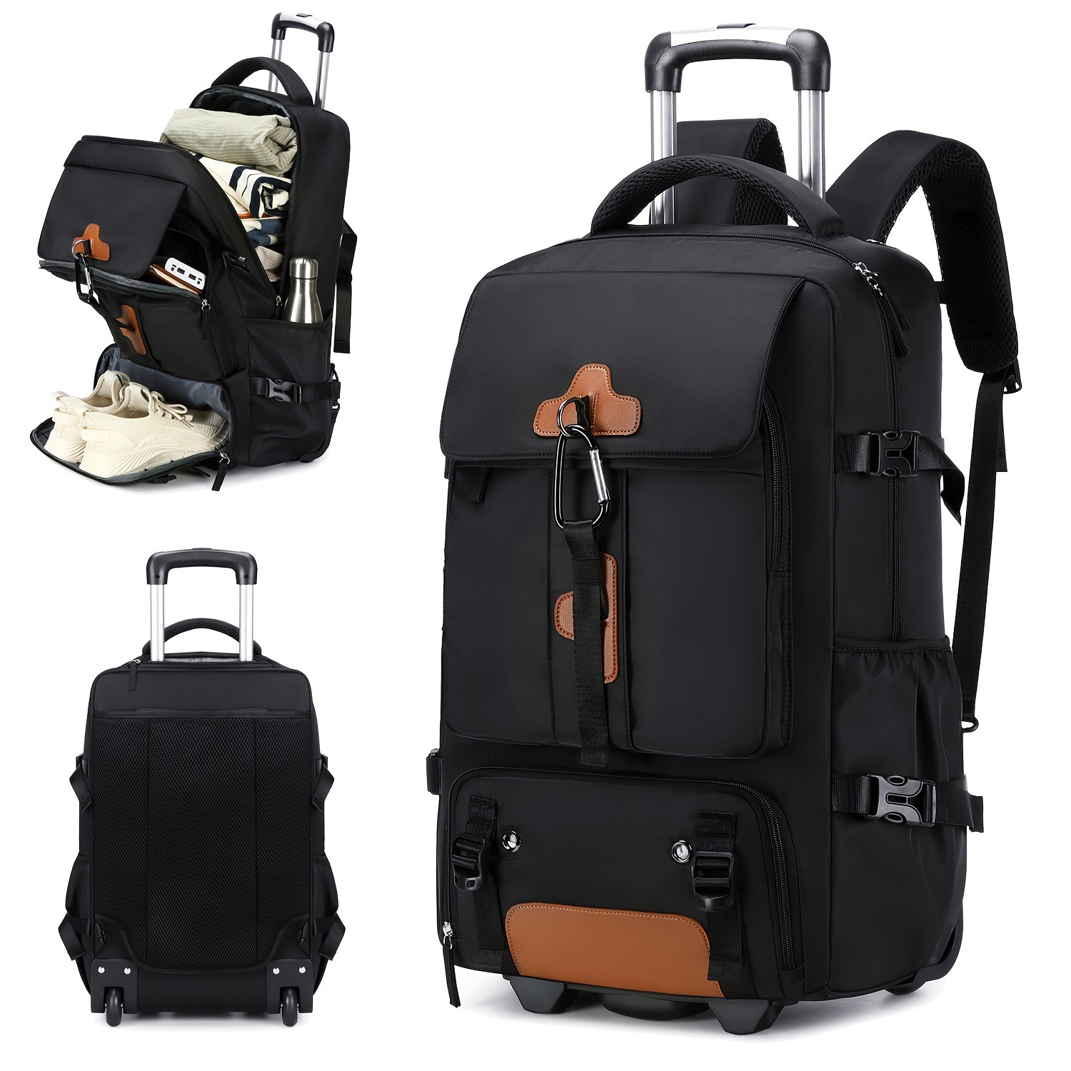 Рюкзак на колесах с большой вм – обзор и цена Travel Accessories Bag For Men