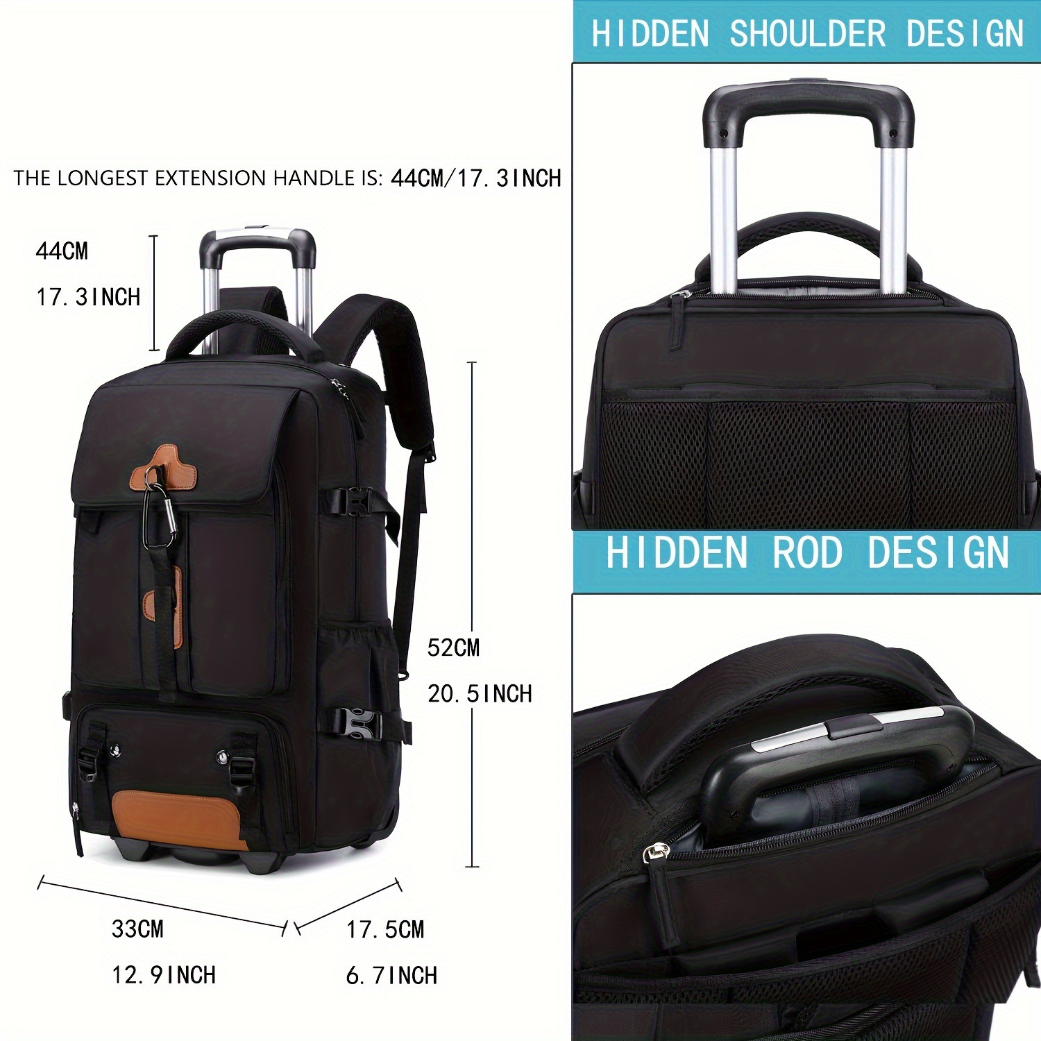 Рюкзак на колесах с большой вм – обзор и цена Travel Accessories Bag For Men