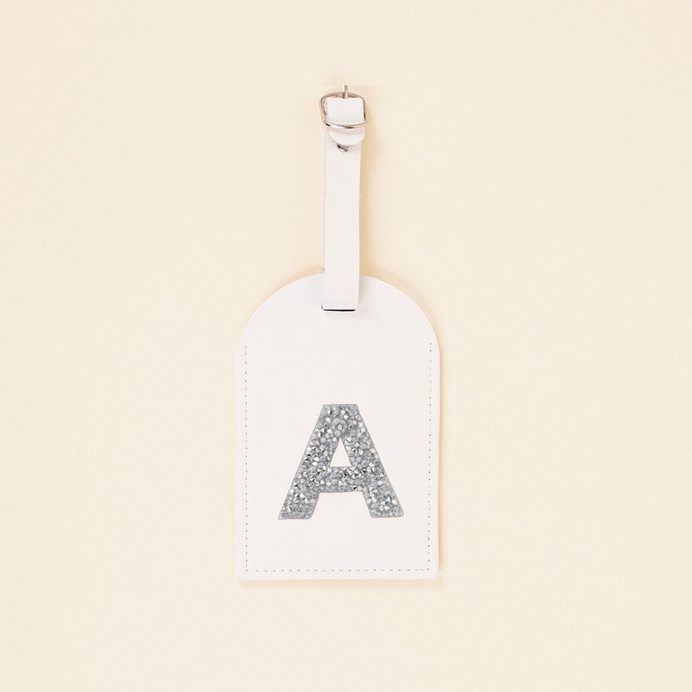 A-Z горный хрусталь с монограм – обзор и цена Luggage Tag Leather
