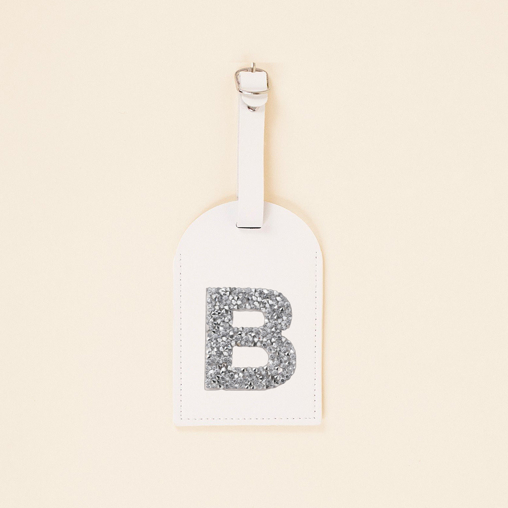 A-Z горный хрусталь с монограм – обзор и цена Luggage Tag Leather
