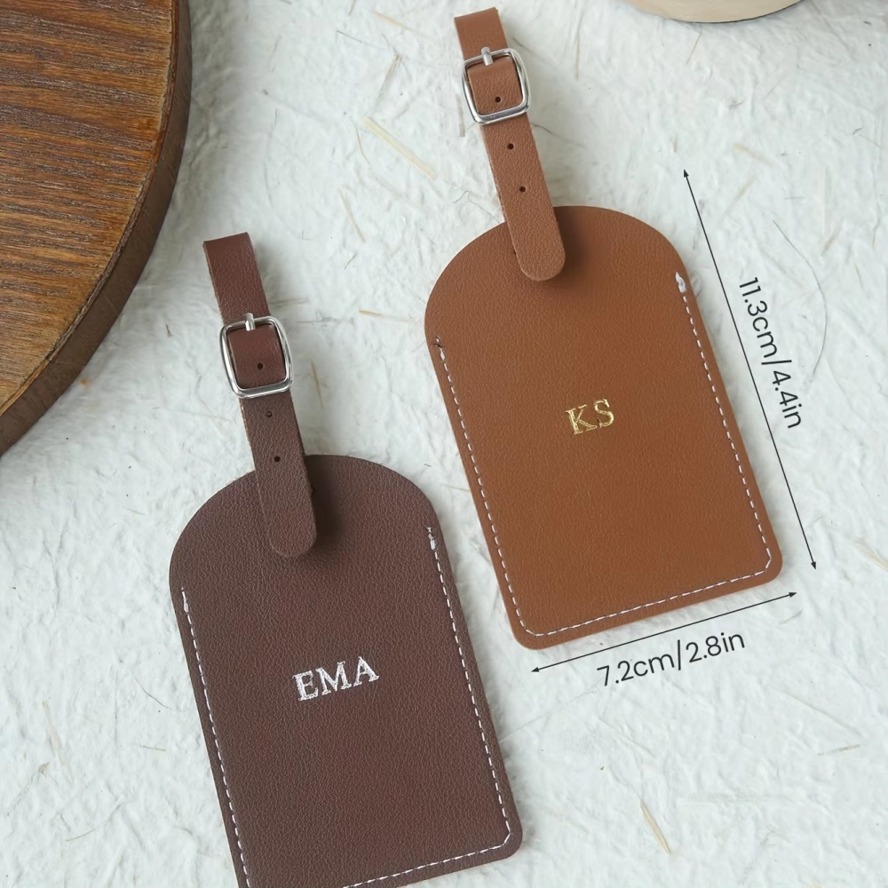 Персонализированная именная би – обзор и цена Luggage Tag Leather