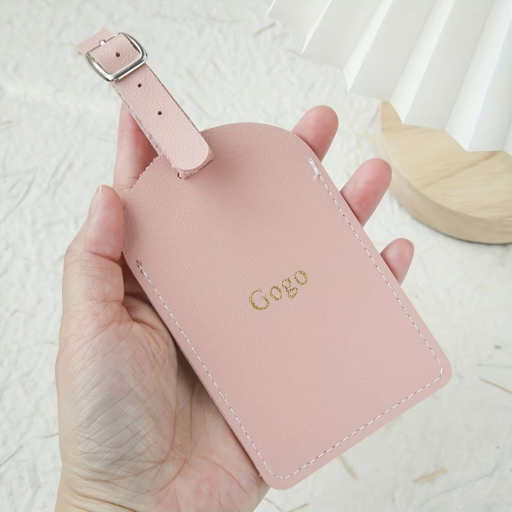 Персонализированная именная би – обзор и цена Luggage Tag Leather