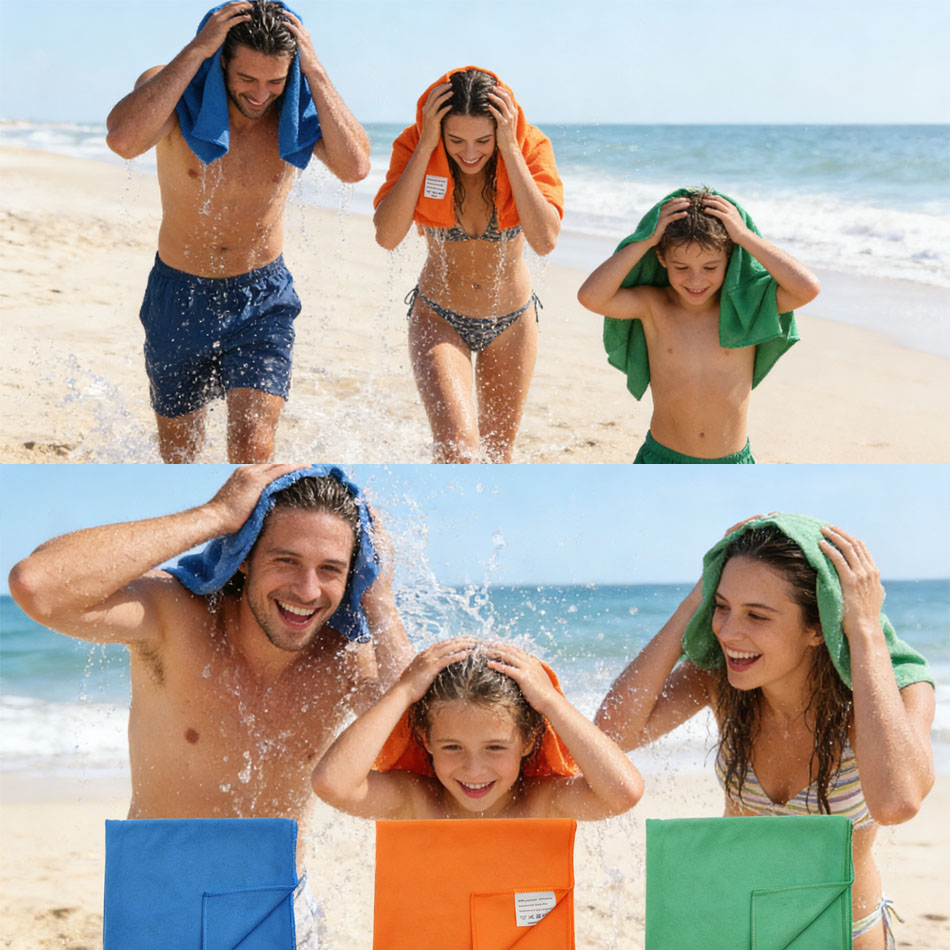 Пляжное полотенце из микрофибр – обзор и цена Travel Towel Quick Dry