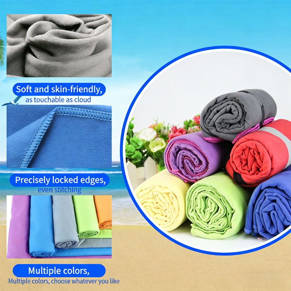 Пляжное полотенце из микрофибр – обзор и цена Travel Towel Quick Dry