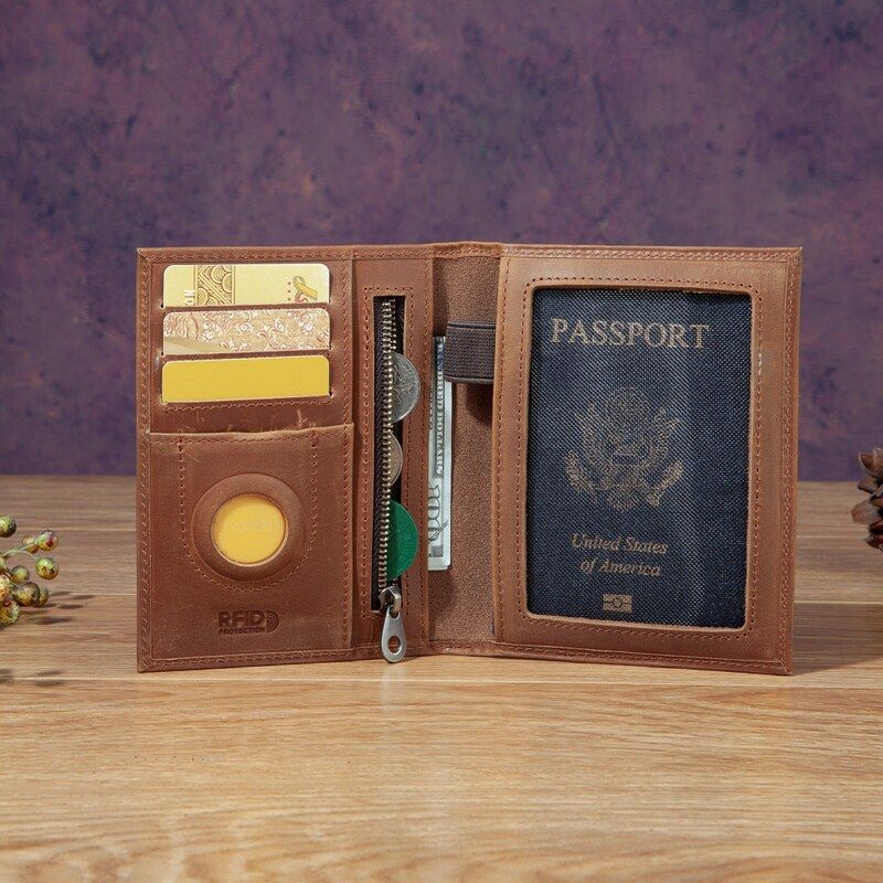 Модный унисекс-кошелек из нату – обзор и цена Travel Accessories Wallet